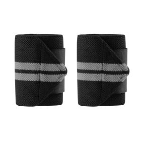 2PCS Wrist Straps 15" Adjustable Unisex Wrist Support Braces with Thumb Loops (Color: GRAY)