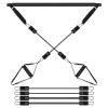 Pilates Bar Kit with 180LBS Resistance Bands Multifunctional Pilates Yoga Toning Bar Full Body Exercise