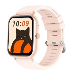 183 Full Touch Screen Smart Watch 100 Sport Modes Ai Control Games Ideal for Android IOS Phones (Color: Nude Pink)
