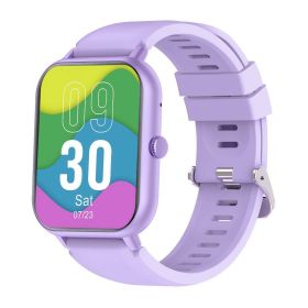 183 Full Touch Screen Smart Watch 100 Sport Modes Ai Control Games Ideal for Android IOS Phones (Color: Milky Purple)