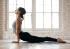 Yoga Mat with Carrying Strap for Yoga, Pilates, and Floor Exercises