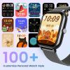 183 Full Touch Screen Smart Watch 100 Sport Modes Ai Control Games Ideal for Android IOS Phones