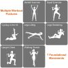 Pilates Bar Kit with 180LBS Resistance Bands Multifunctional Pilates Yoga Toning Bar Full Body Exercise