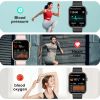 Smart Waterproof Glucose Watch Answer Calls 100 Sport Modes