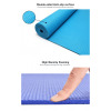 Yoga Mat with Carrying Strap for Yoga, Pilates, and Floor Exercises